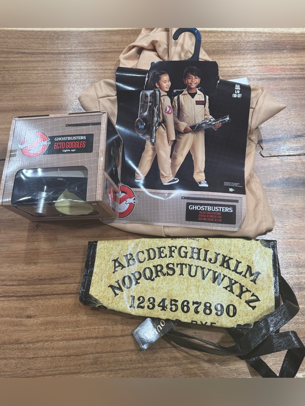 GHOSTBUSTERS HALLOWEEN COSTUME BUNDLE NEW NWT KIDS SIZE LG & ADDED ACCESSORIES